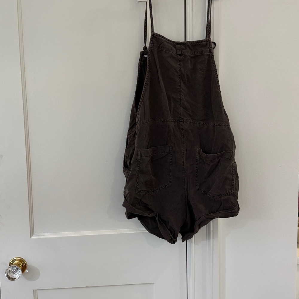 Women's Dark Gray Overalls - Picture 2 of 4